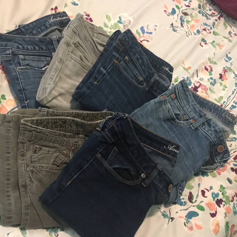 Set of 6 American Eagle Jeans